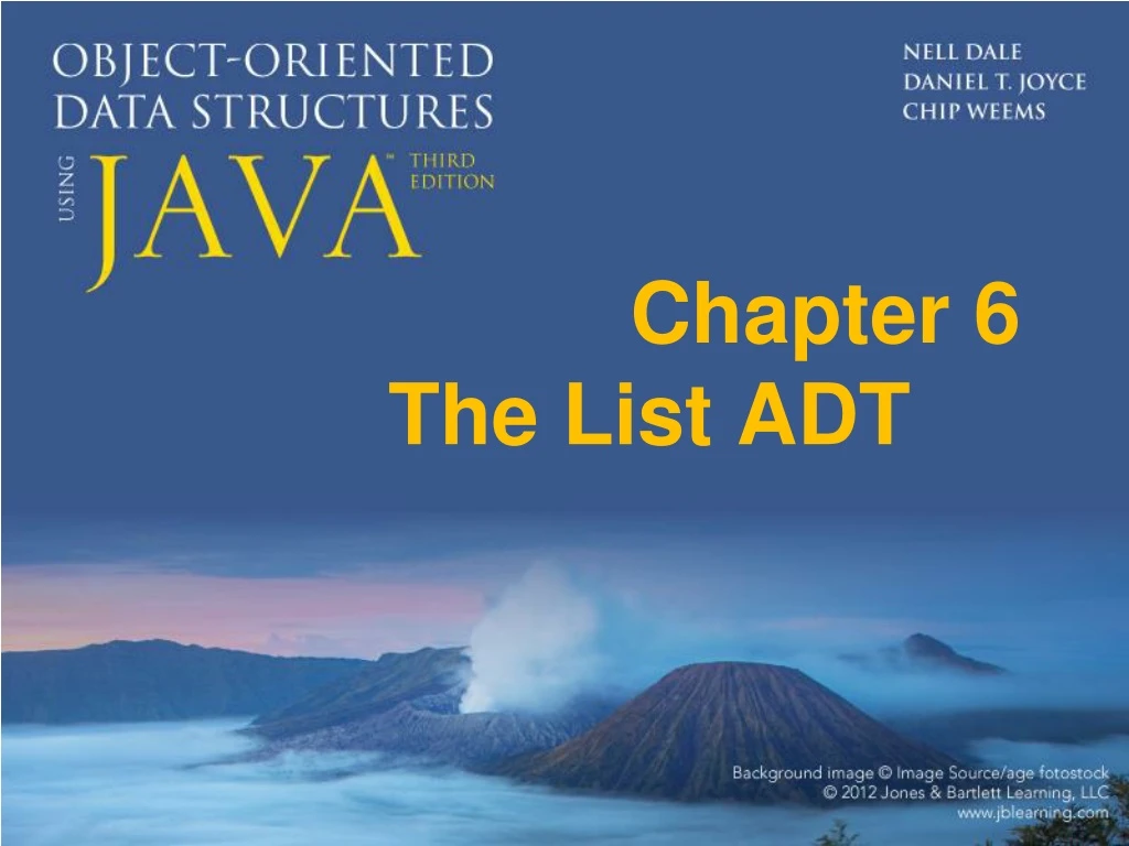 chapter 6 the list adt