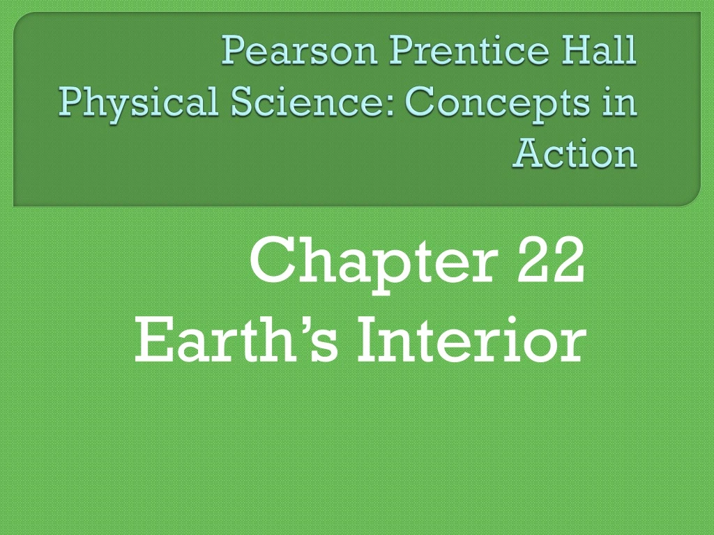 pearson prentice hall physical science concepts in action