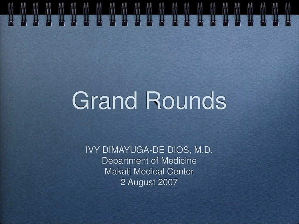 grand rounds