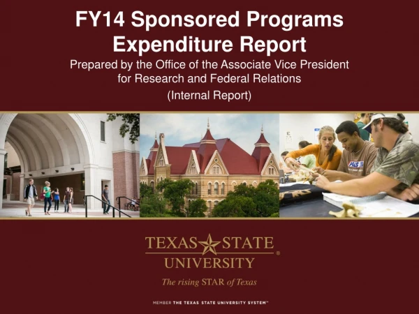 FY14 Sponsored Programs Expenditure Report