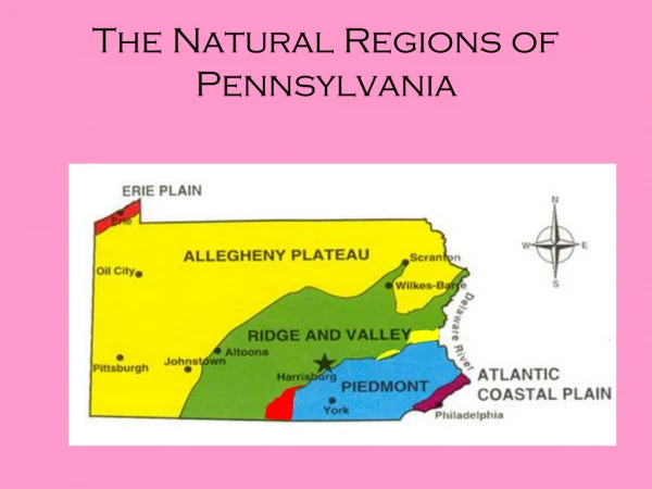 The Natural Regions of Pennsylvania