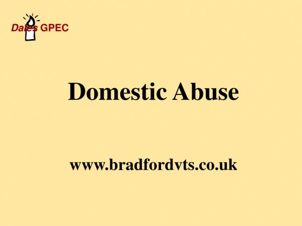 Domestic Abuse