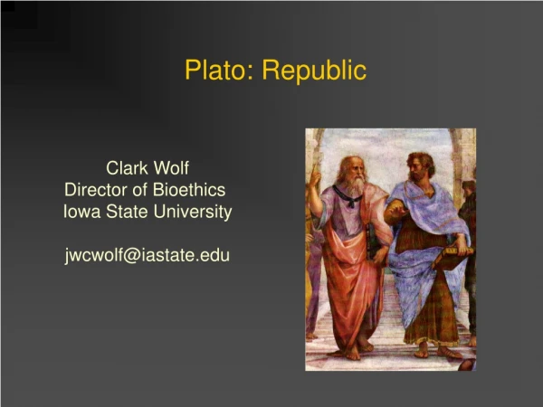 Plato: Republic