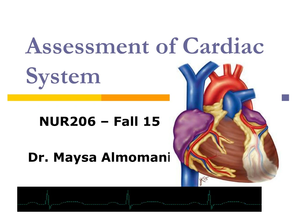 assessment of cardiac system