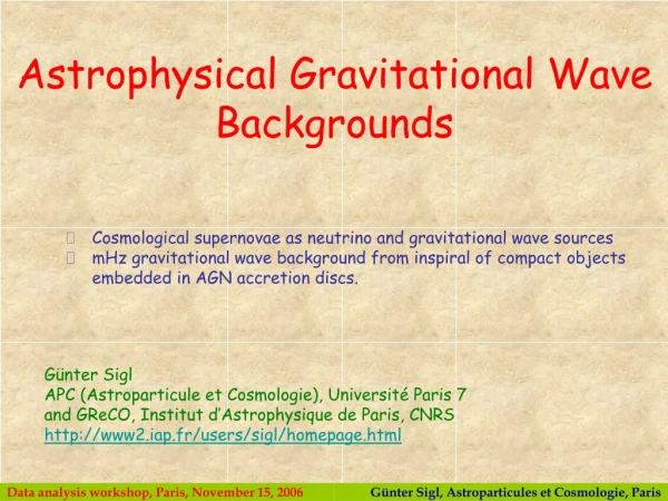 Cosmological supernovae as neutrino and gravitational wave sources