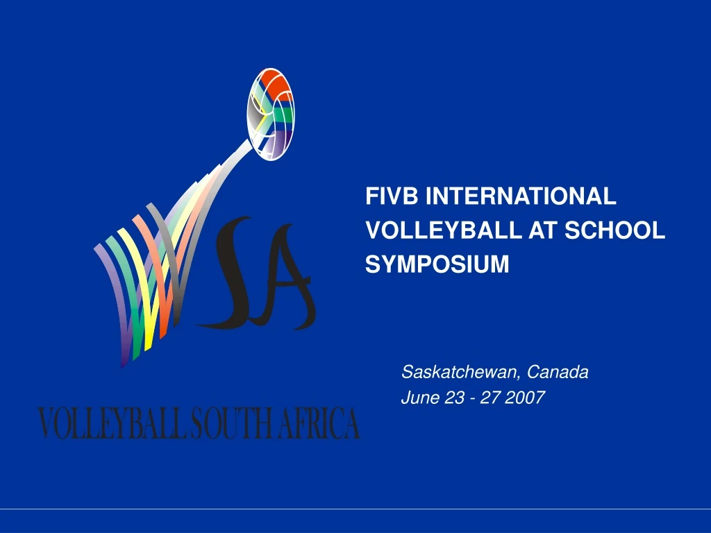 fivb international volleyball at school symposium