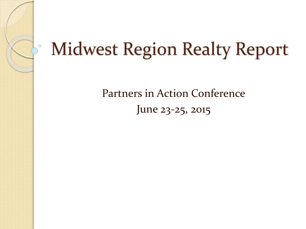 midwest region realty report