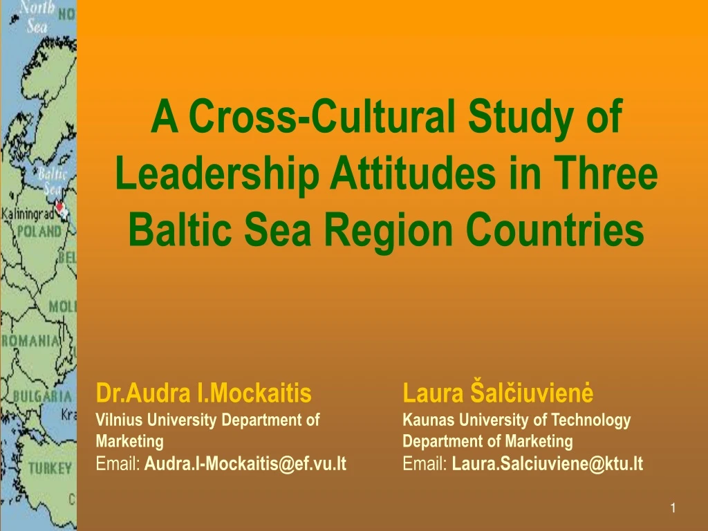 a cross cultural study of leadership attitudes