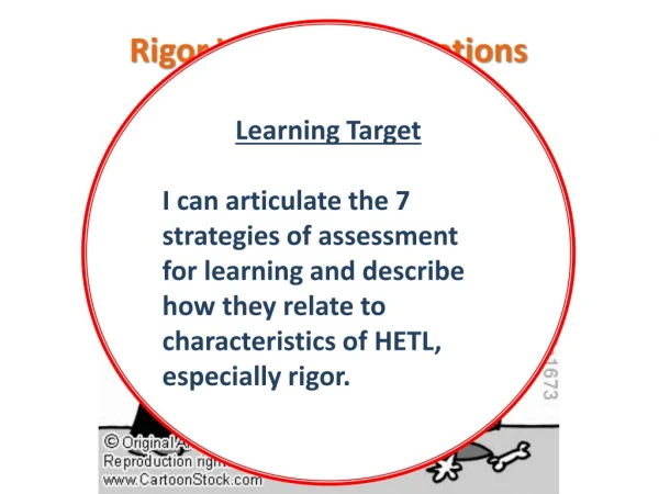 Rigor VS Low Expectations