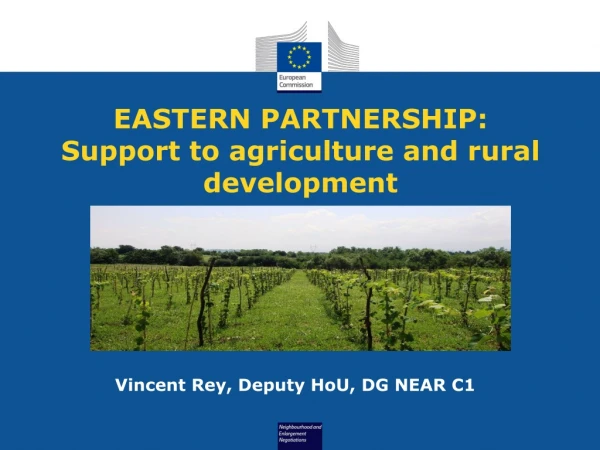 EASTERN PARTNERSHIP: Support to agriculture and rural development