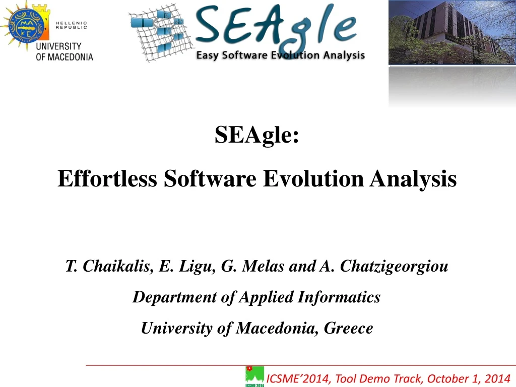 seagle effortless software evolution analysis