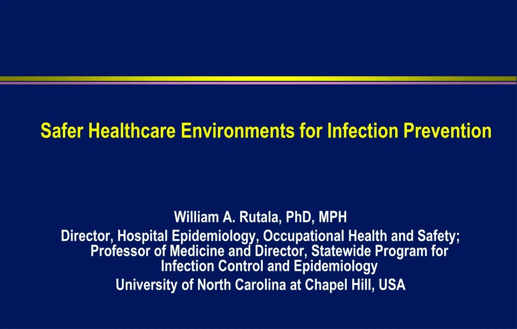 safer healthcare environments for infection prevention