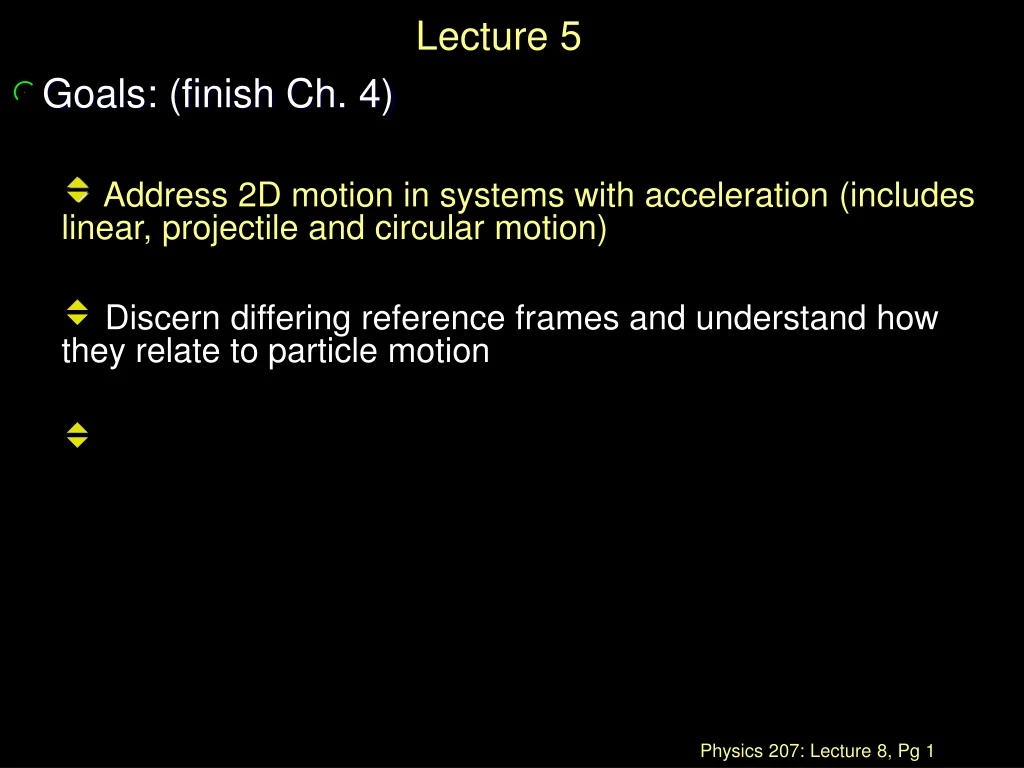 lecture 5