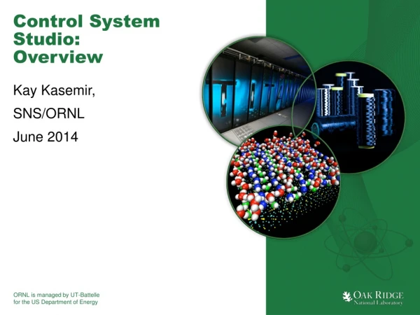 Control System Studio: Overview
