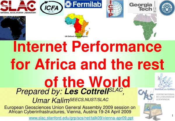 Internet Performance for Africa and the rest of the World