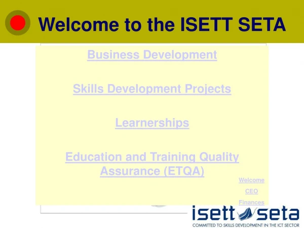 Welcome to the ISETT SETA