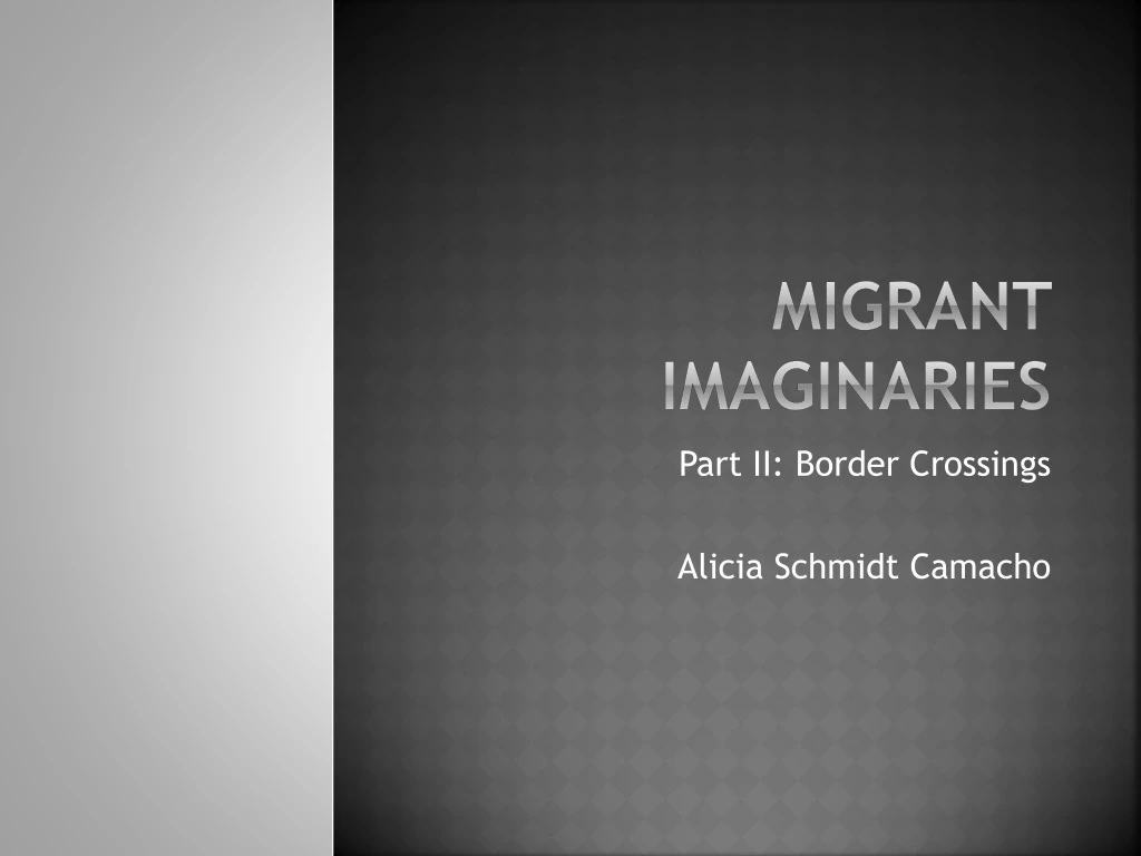migrant imaginaries
