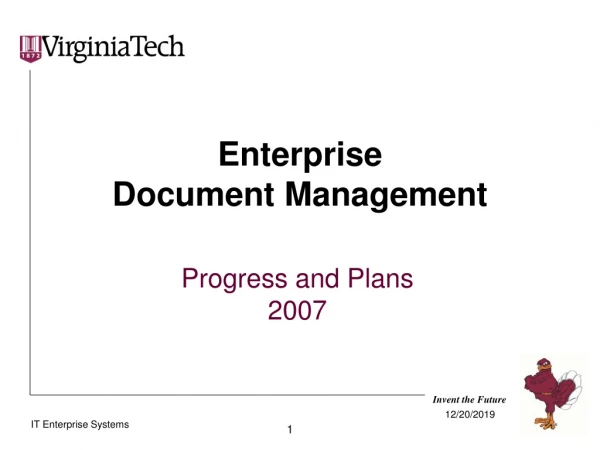 Enterprise  Document Management
