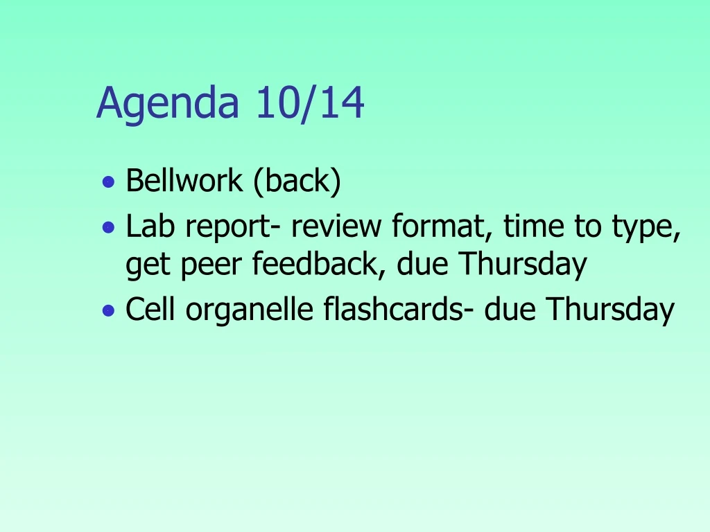 agenda 10 14