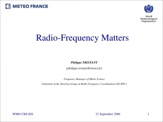 Radio-Frequency Matters - slide 1