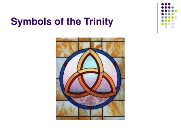 Symbols of the Trinity