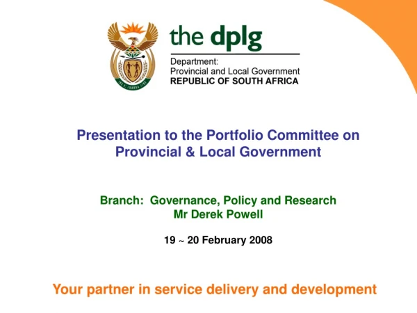 Your partner in service delivery and development