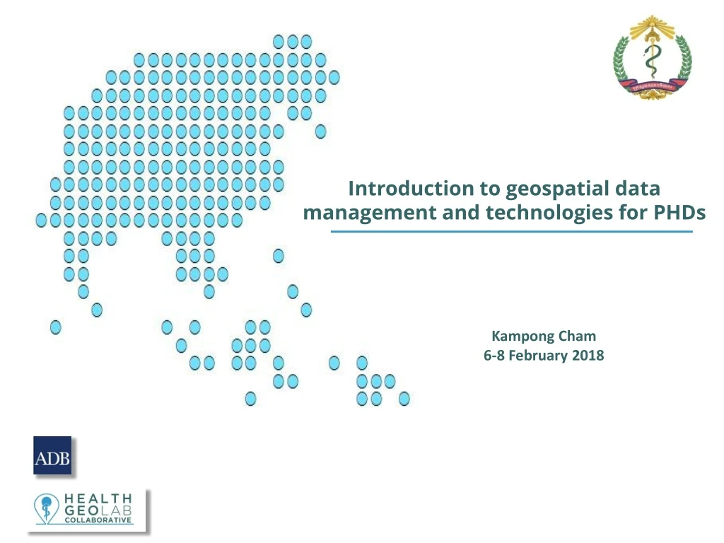 introduction to geospatial data management