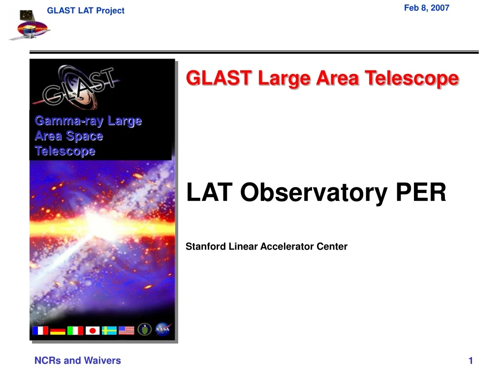 gamma ray large area space telescope