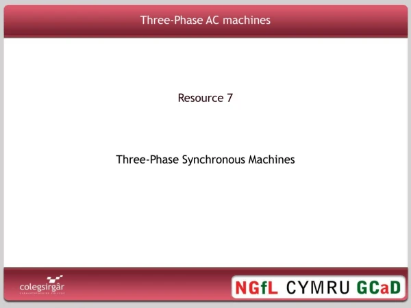 Three-Phase AC machines