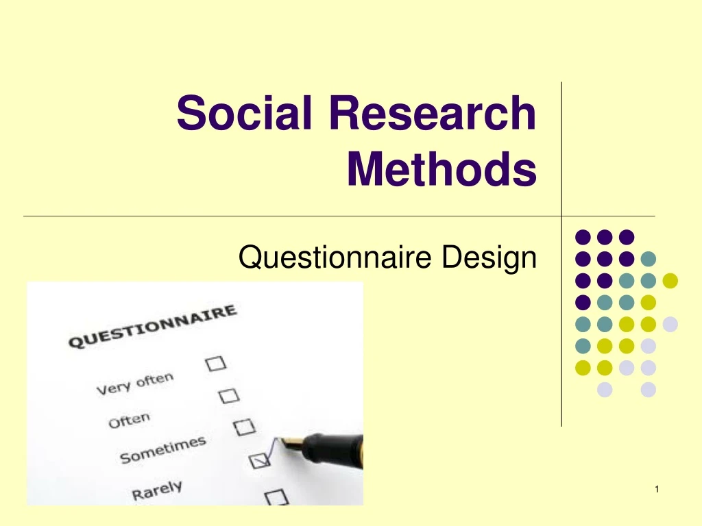 social research methods