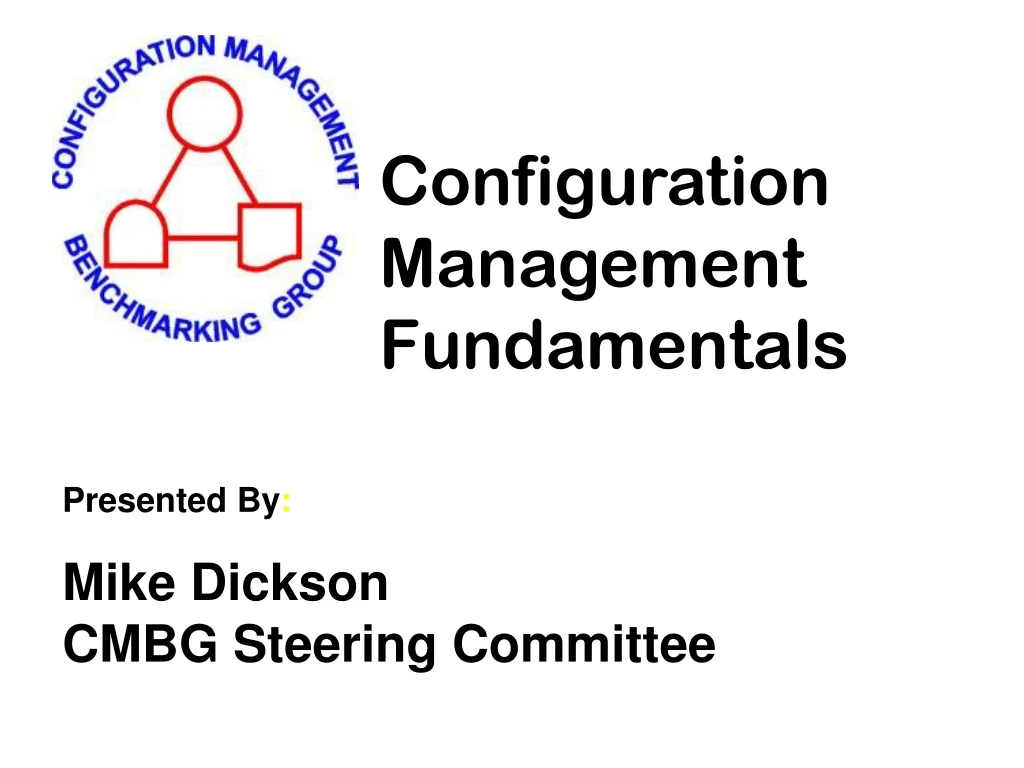 configuration management fundamentals