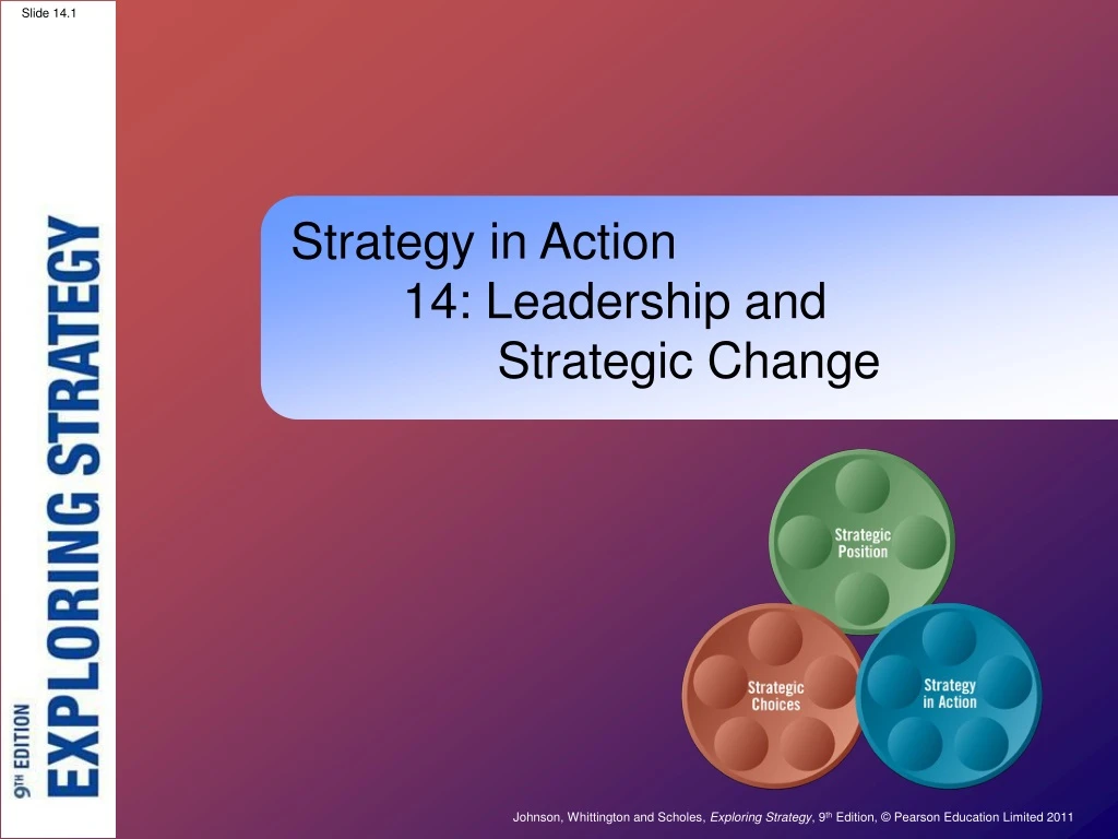 strategy in action 14 leadership and strategic change