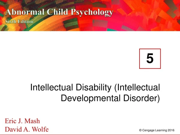 Intellectual Disability (Intellectual Developmental Disorder)