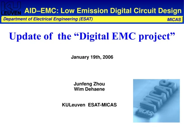 AID–EMC: Low Emission Digital Circuit Design