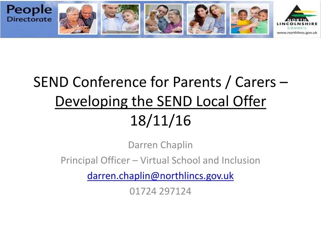 send conference for parents carers developing the send local offer 18 11 16