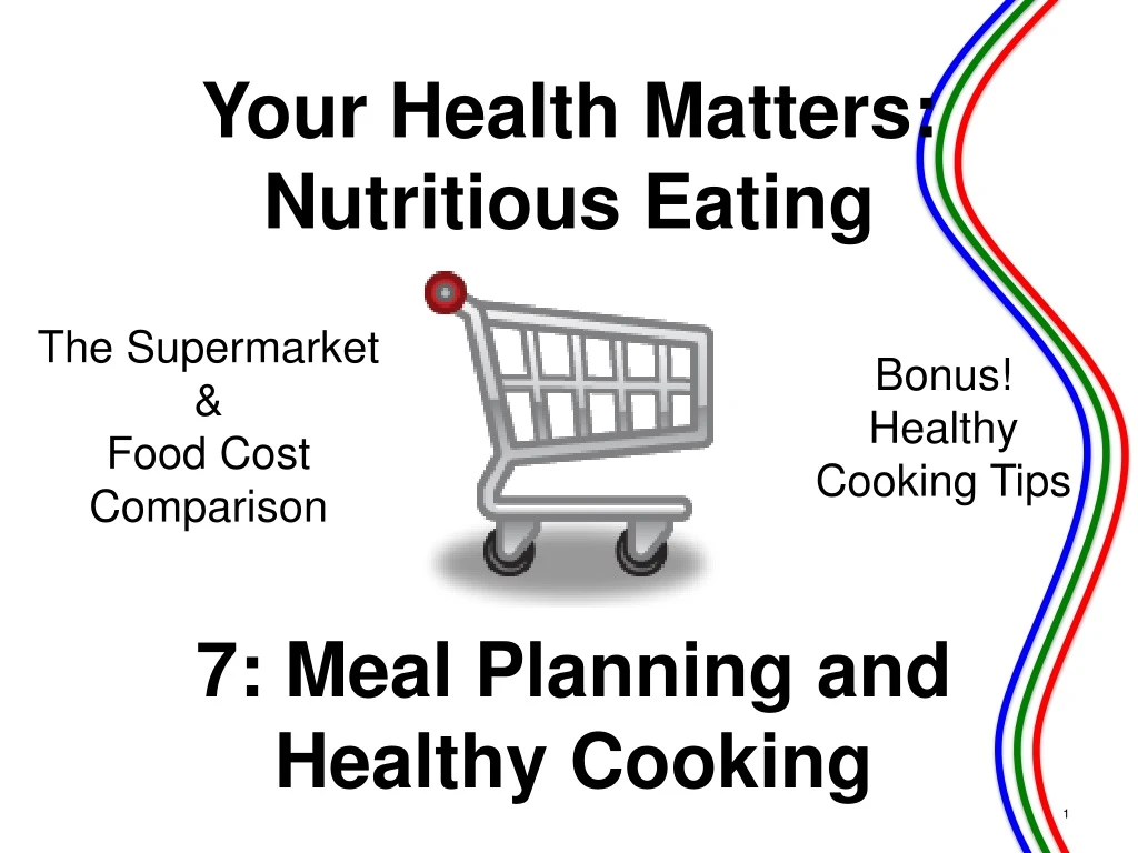 your health matters nutritious eating