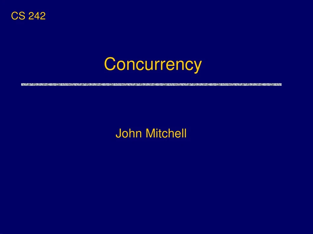 concurrency