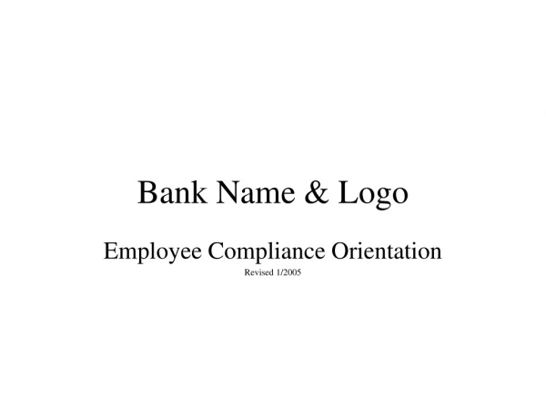 Bank Name &amp; Logo