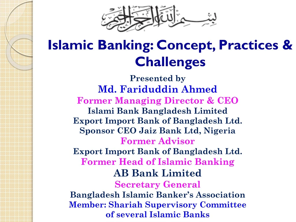 islamic banking concept practices challenges