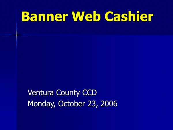 Banner Web Cashier