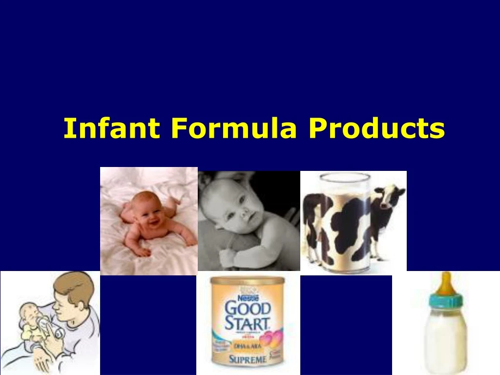 infant formula products