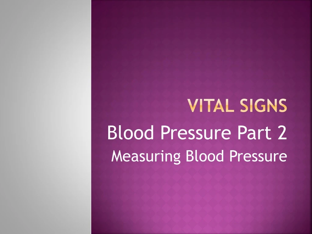 vital signs