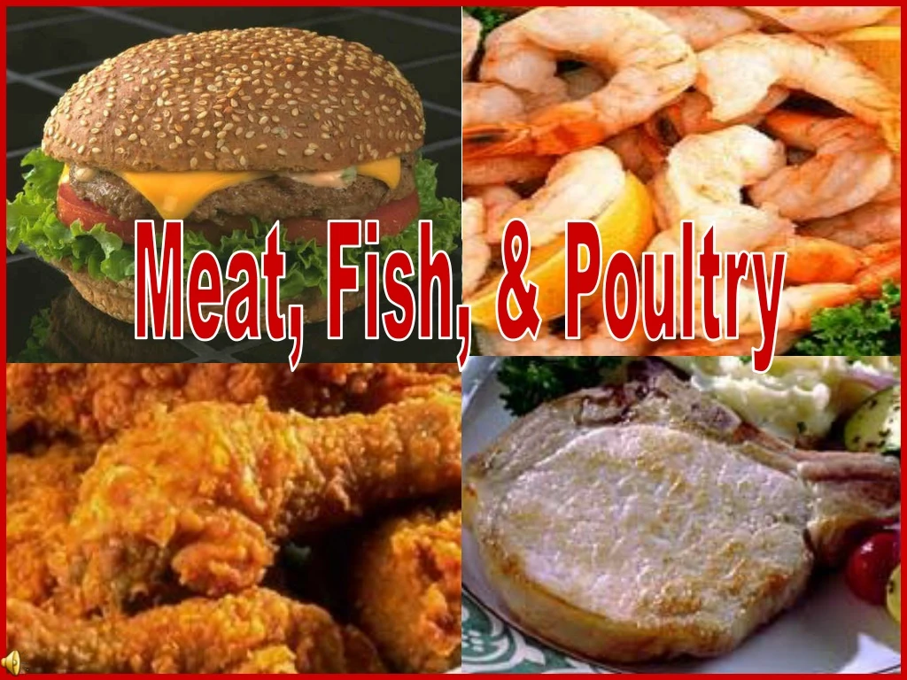 meat fish poultry