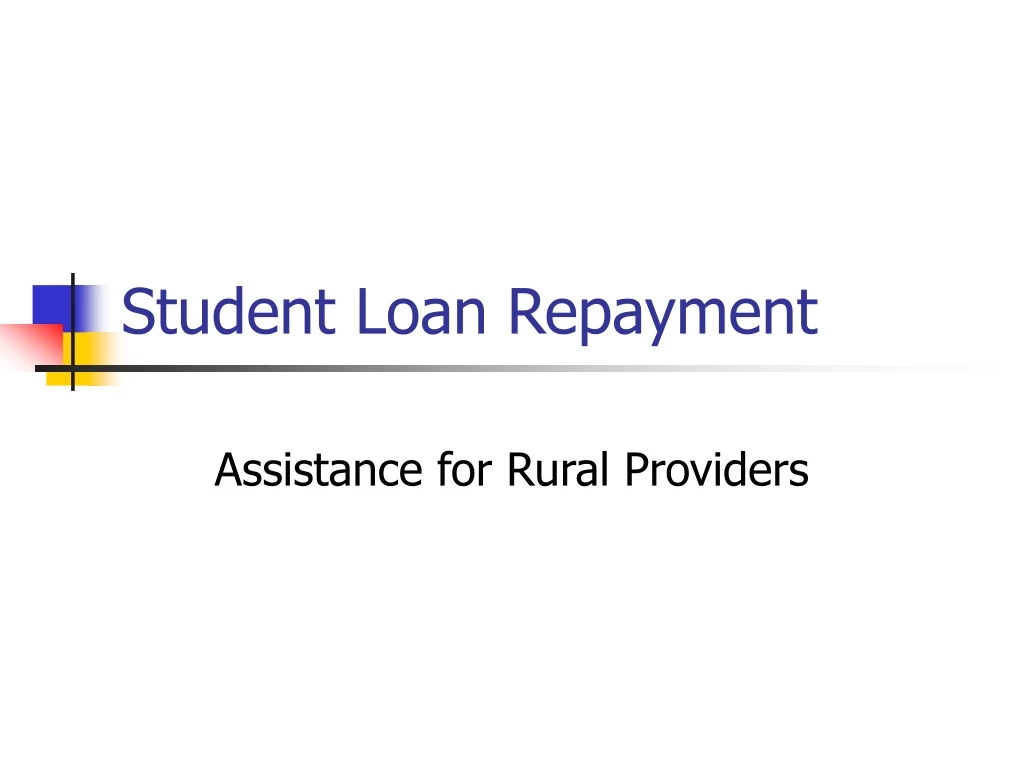 student loan repayment