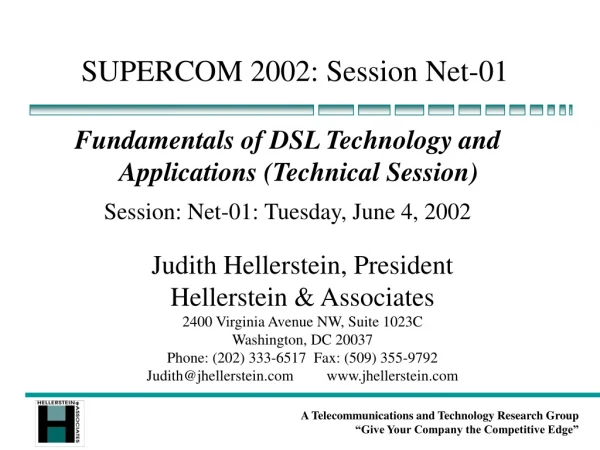 SUPERCOM 2002: Session Net-01