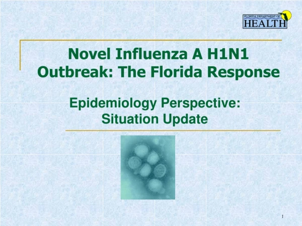 Novel Influenza A H1N1  Outbreak: The Florida Response