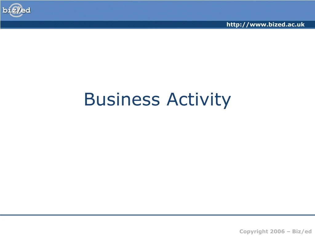 business activity