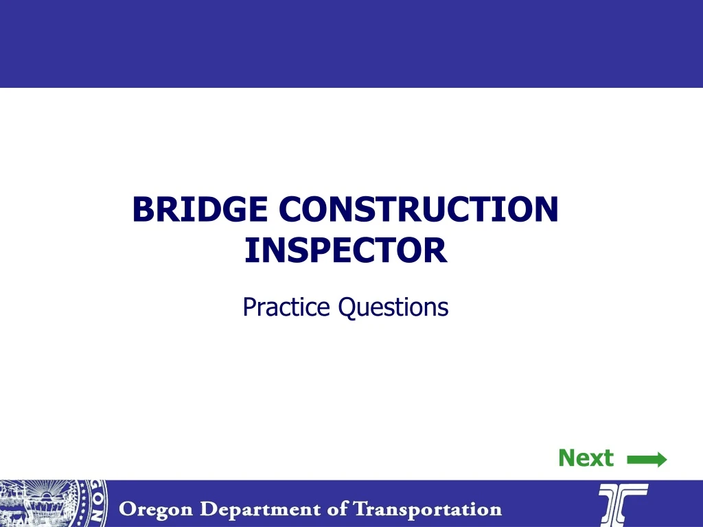 bridge construction inspector