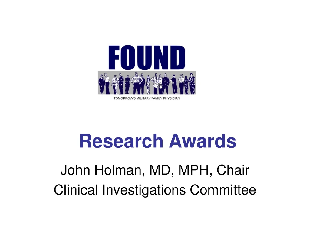 research awards