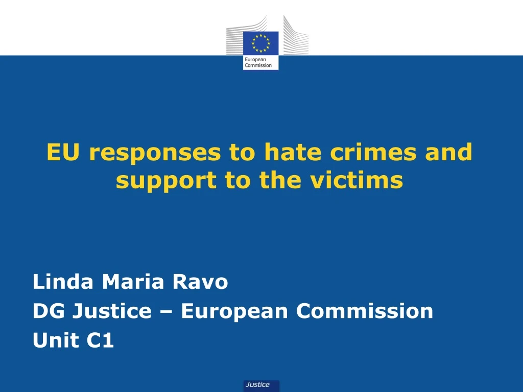 eu responses to hate crimes and support to the victims